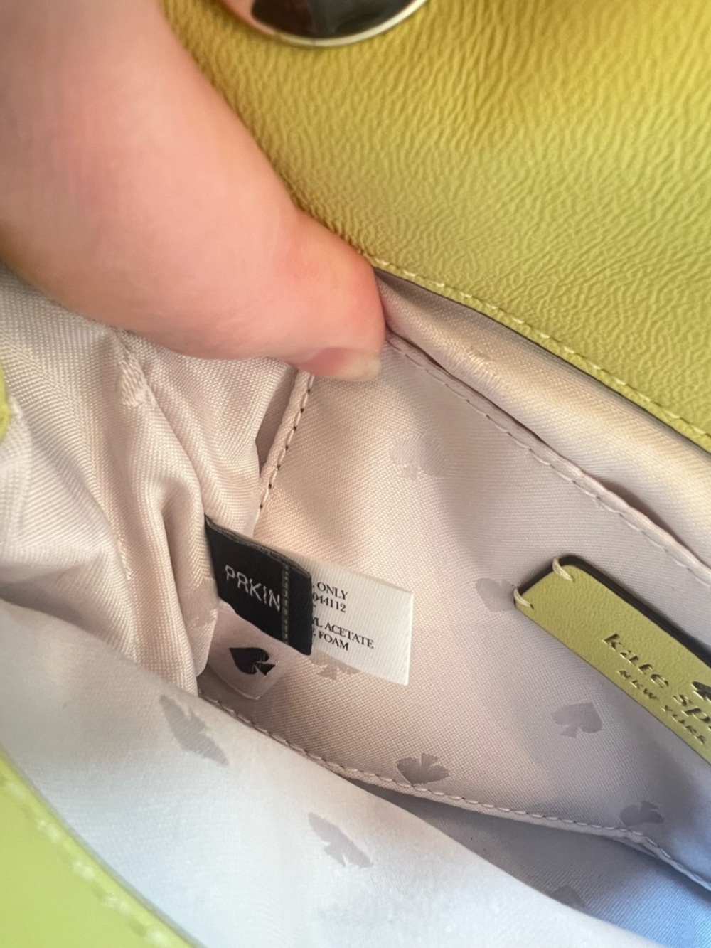 Kate Spade Yellow Green Frosty Lime Natalia Small Flap Crossbody - Picture 10 of 13